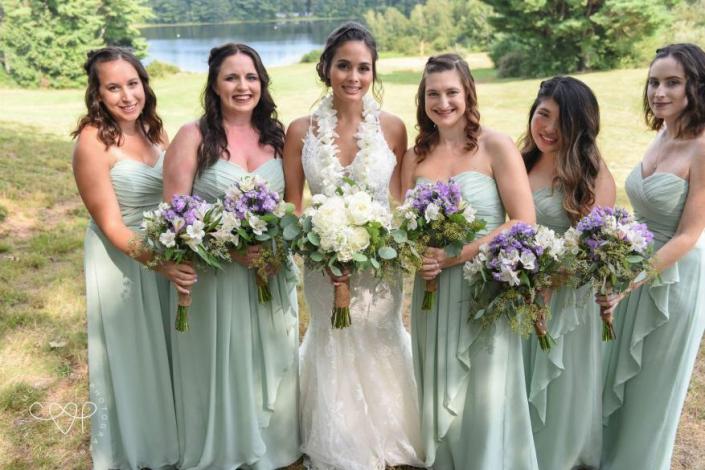 We can help with flowers for every bridesmaid.