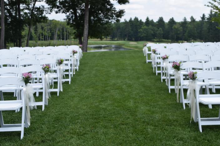 Chair flowers